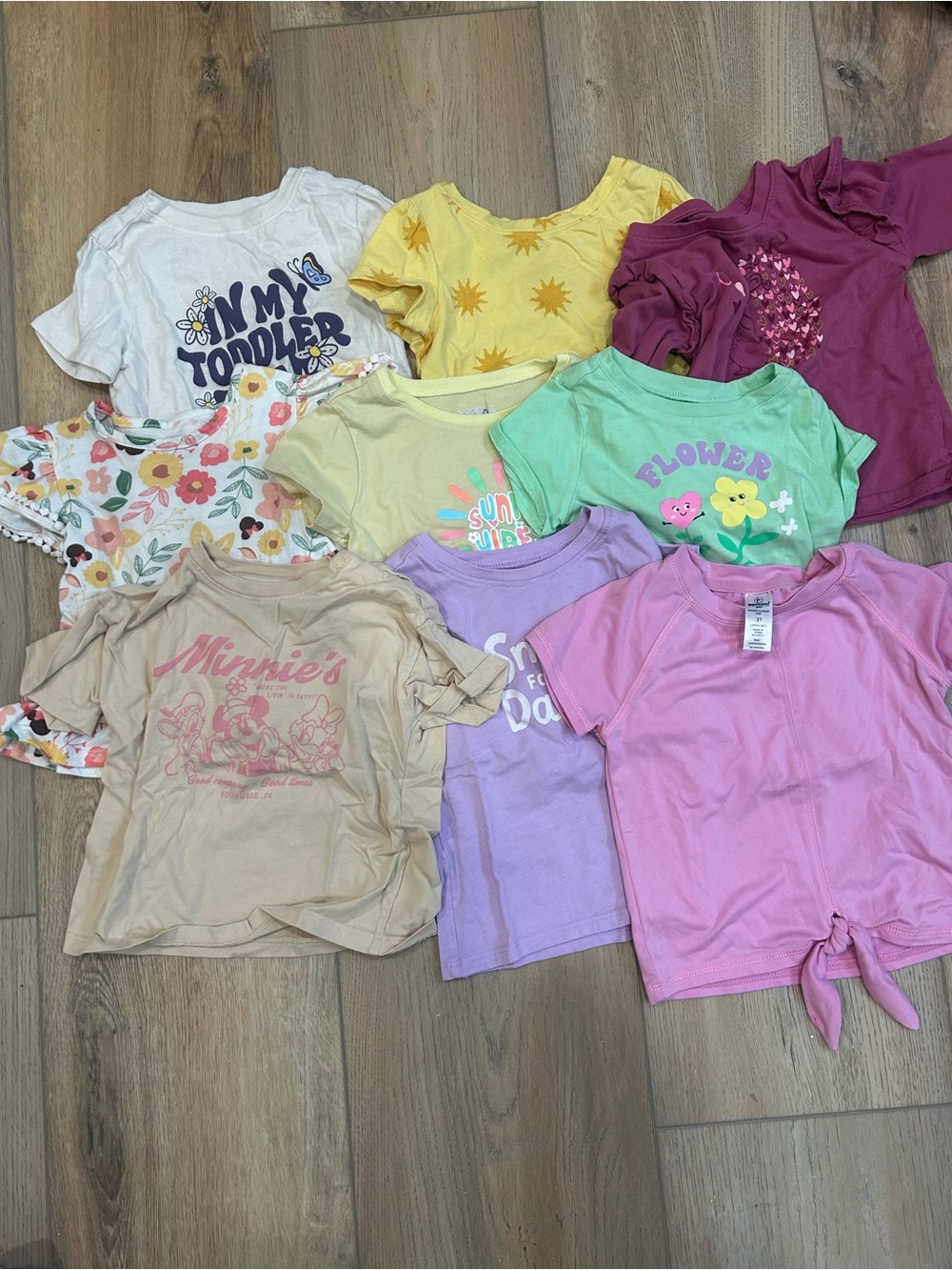 Bundle of 9- 2T shirts